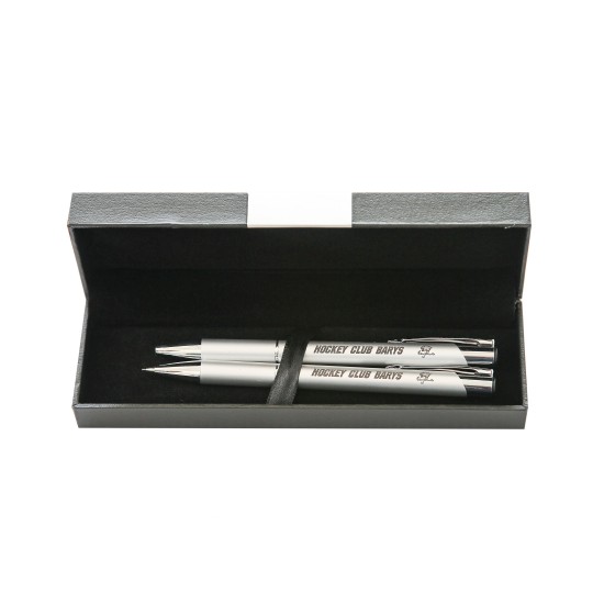 Подарочный набор Шариковая ручка и механический карандаш в футляре (ХК Барыс)